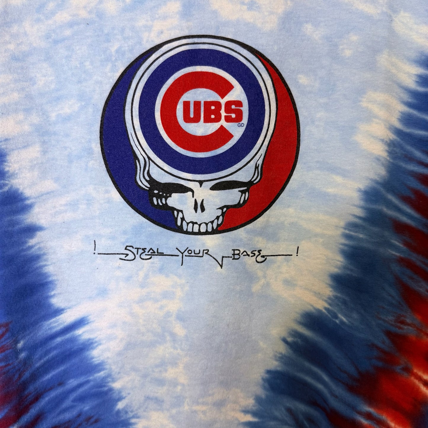 90’s Chicago Cubs MLB Tye Dye T-Shirt (B2365)