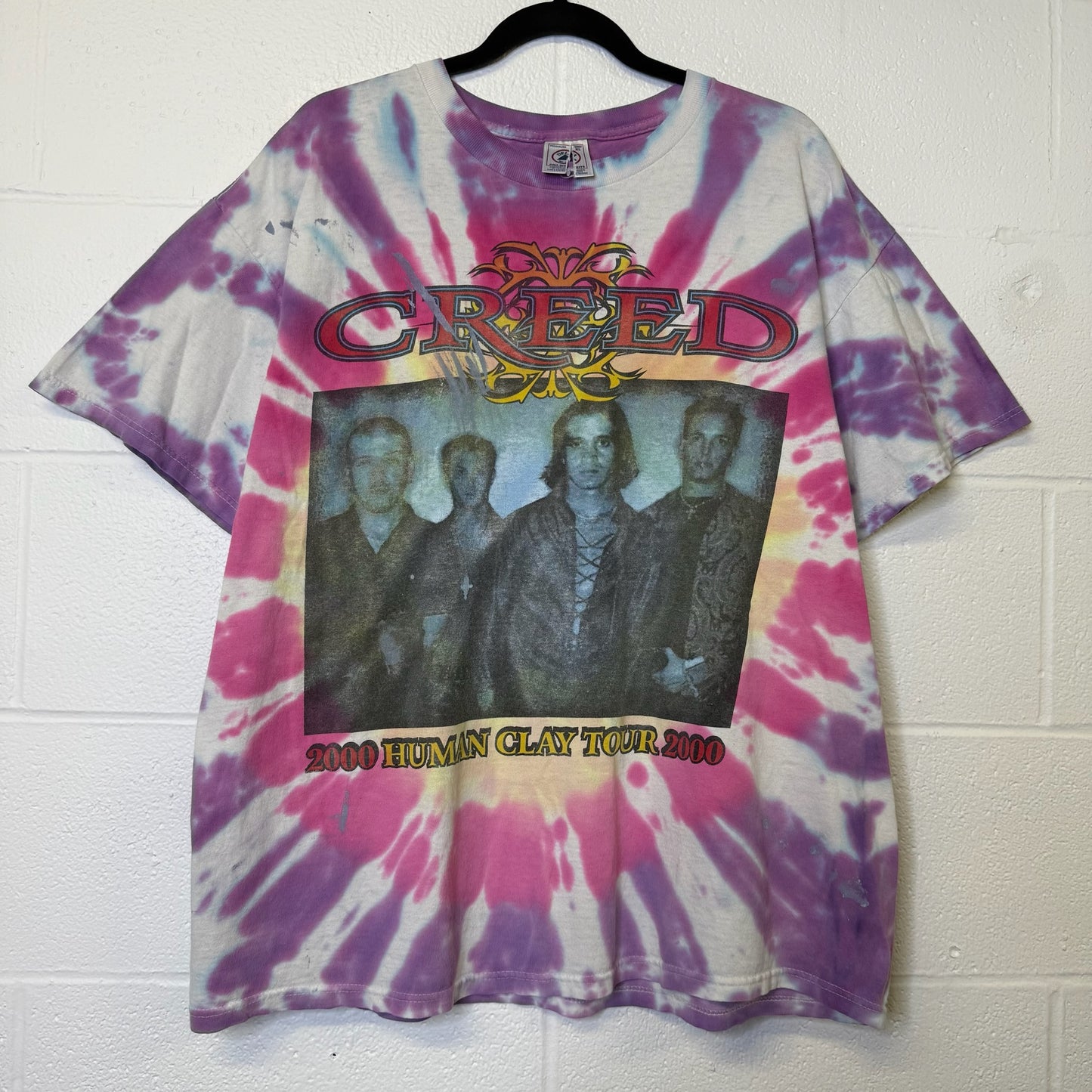 2000 Creed Human Clay Tour T-shirt Sz XL (B1003)