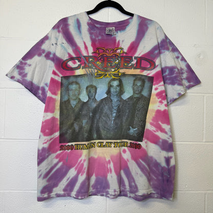 2000 Creed Human Clay Tour T-shirt Sz XL (B1003)