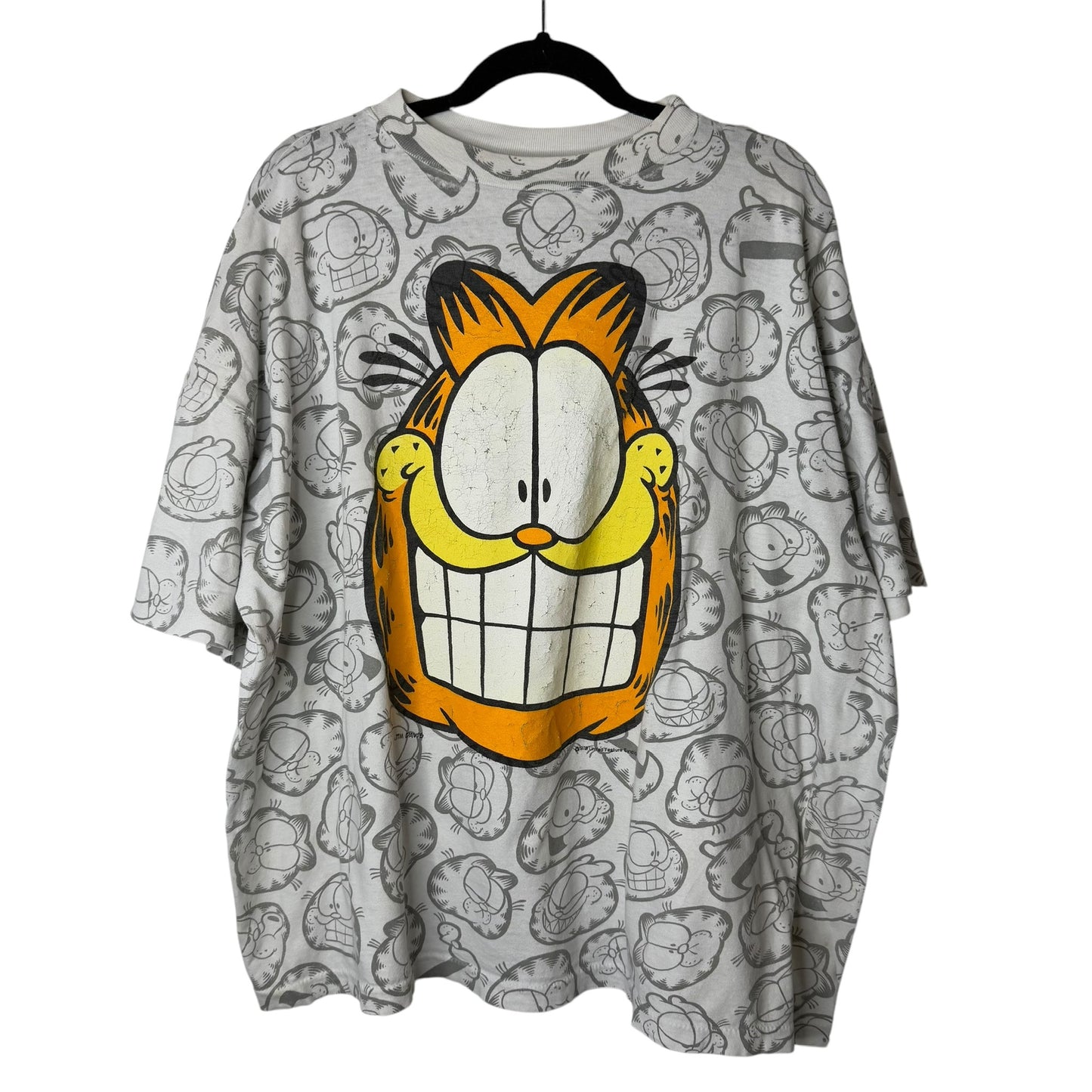 90s Garfield AOP T-shirt Sz XL (A6603)