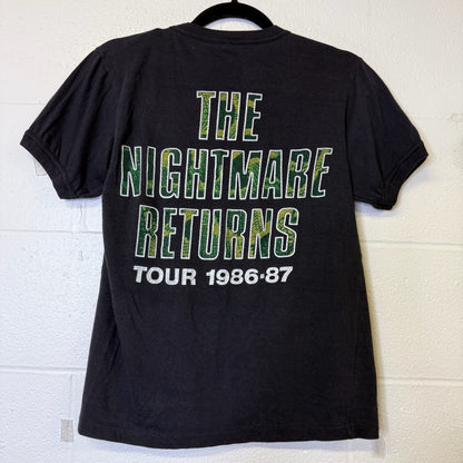 1987 Alice Cooper The Nightmare Returns T-Shirt Sz M (B2503)