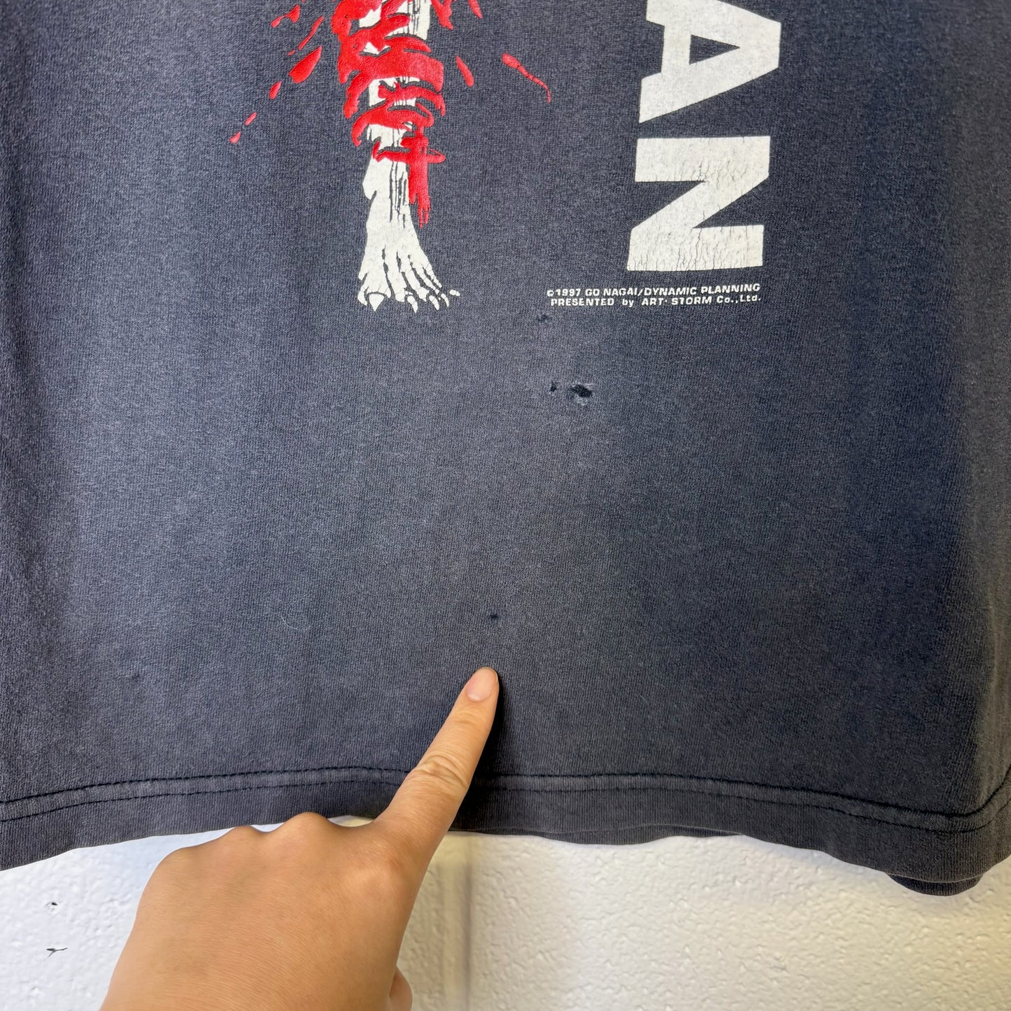 90s Devilman Anime Manga Comic Book T-Shirt Sz L