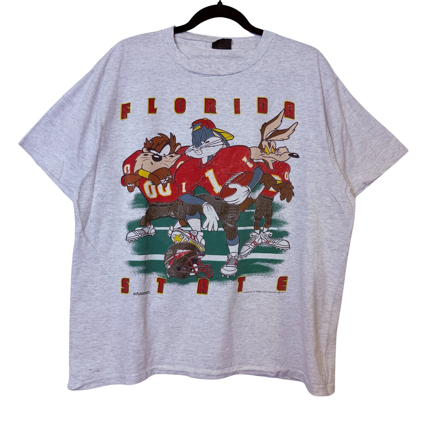 90s Florida State FSU Looney Tunes Taz T-shirt Sz L (B2466)