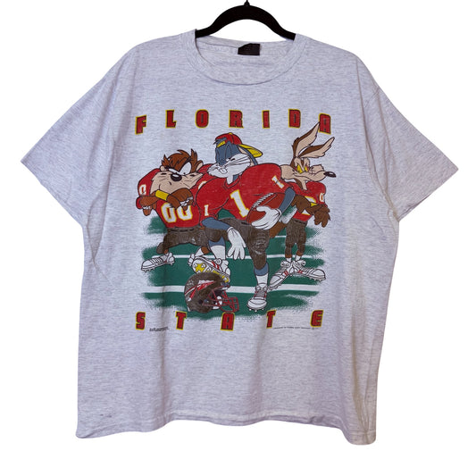 90s Florida State FSU Looney Tunes Taz T-shirt Sz L (B2466)