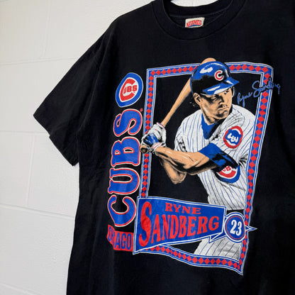 90’s Ryne Sandberg Chicago Cubs MLB T-Shirt Sz XL (B2316)
