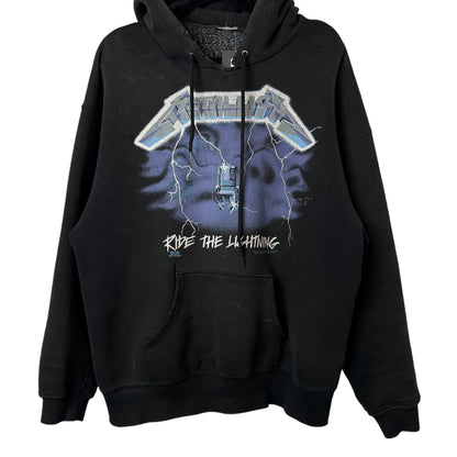 1994 Metallica Ride The Lightning Hoodie Sz L