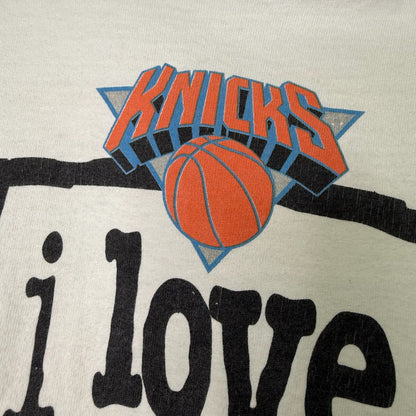 90s New York Knicks "I Love This Team" Salem NBA T-Shirt Sz L