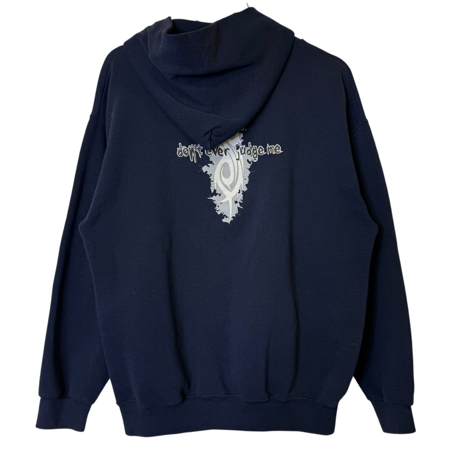 2000s Slipknot Dont Ever Judge Me Hoodie Sz L