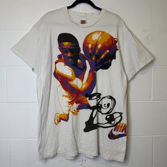 90s Alonzo Mourning Nike Basketball NBA T-shirt Sz 2XL (B2064)