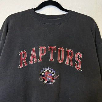 90s Toronto Raptors NBA Crewneck Sz L (8780