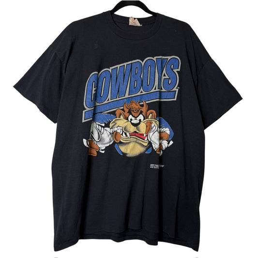 1991 Looney Tunes Dallas Cowboys NFL T-Shirt Sz XL (B683)