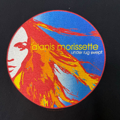 2002 Alanis Morissette Under Rug Swept Tour T-Shirt Sz L (B2646)