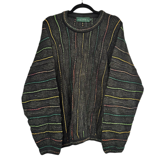 90's Coogi Style by Tundra Knit Sweater Sz L (A7444)