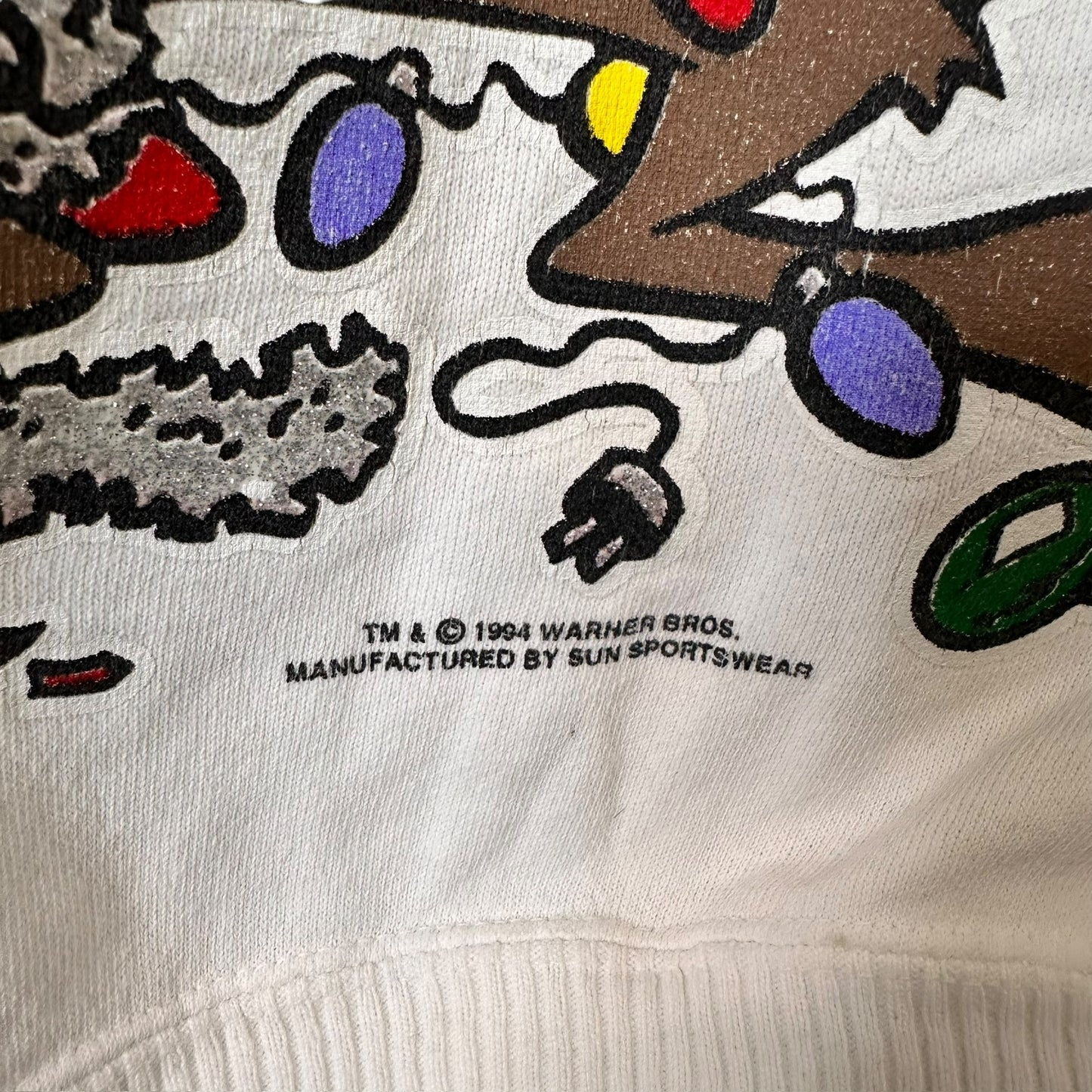 1994 Tasmanian Devil Christmas Crewneck (A187)