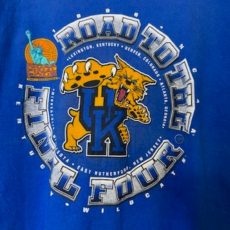 1996 Kentucky Wildcats NCAA T-Shirt Sz XL  (B2156)