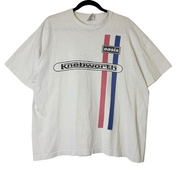 90's Oasis Knebworth T-shirt Sz XL