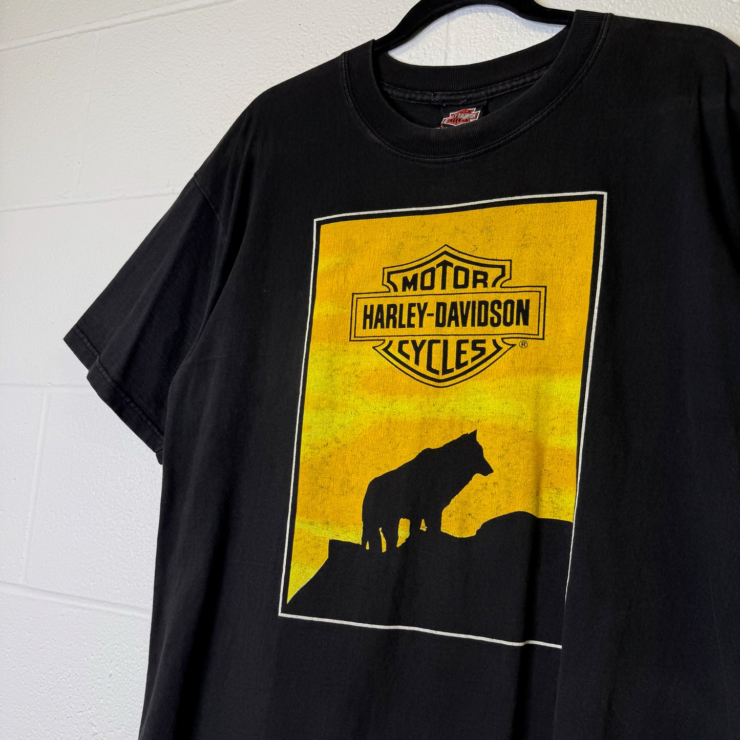 2010 Harley Davidson Yorkton Saskatchewan T-Shirt Sz L (B1397)