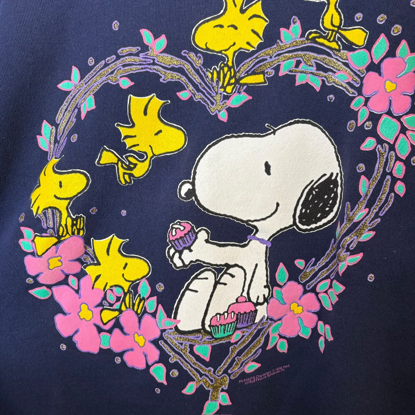 80s Snoopy Peanuts Crewneck Sz L (A8047)