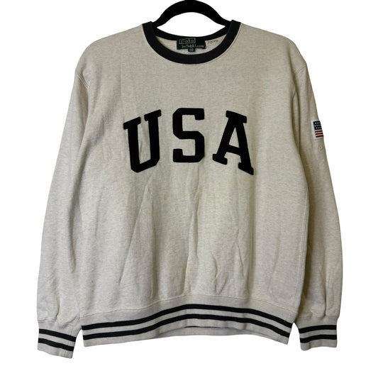 90's Polo Ralph Lauren USA Crewneck Sz S (B1938)