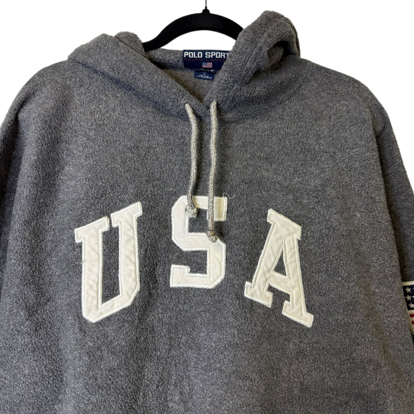 90's Polo Sport USA Hoodie Sz M (B1940)