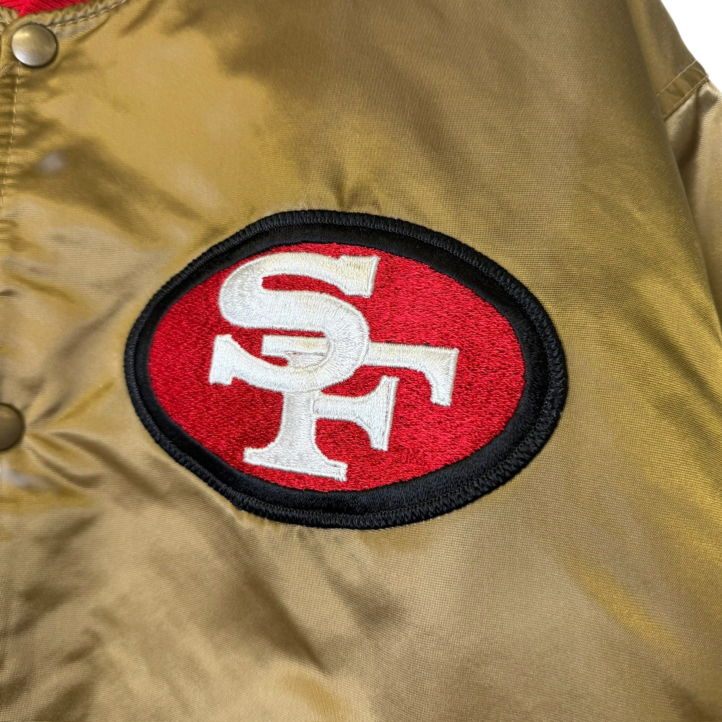 90s San Francisco 49ers NFL Satin Starter Jacket