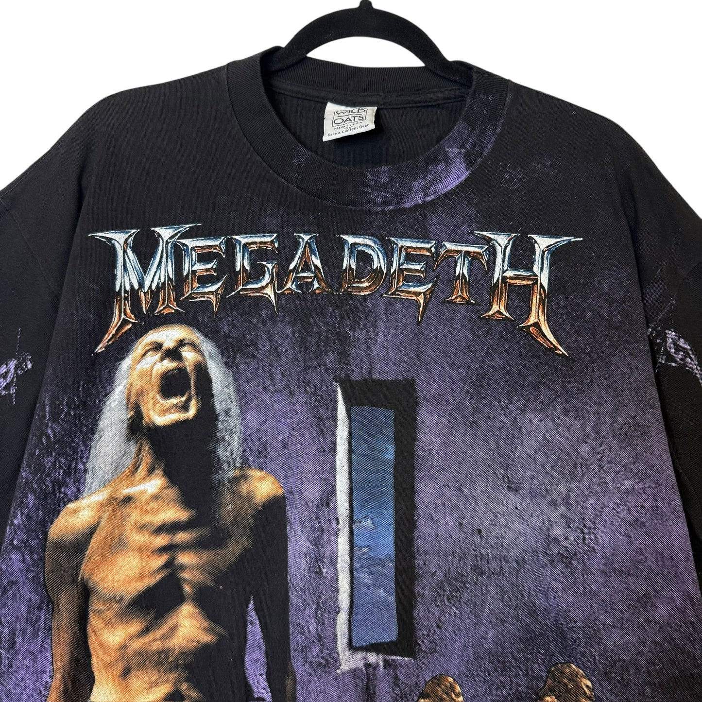 1992 Megadeth Countdown to Extinction AOP T-Shirt Sz XL