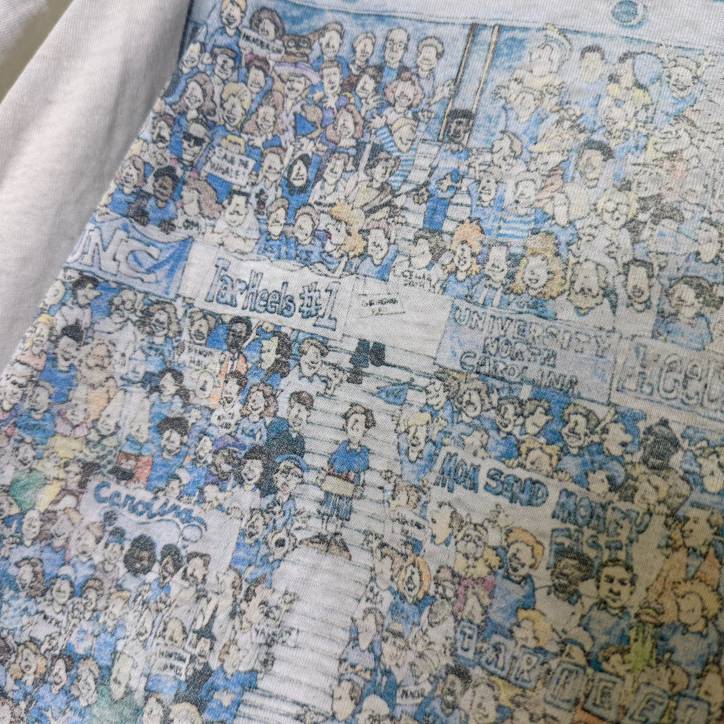90's University of North Carolina Basketball NCAA T-Shirt (B2917)