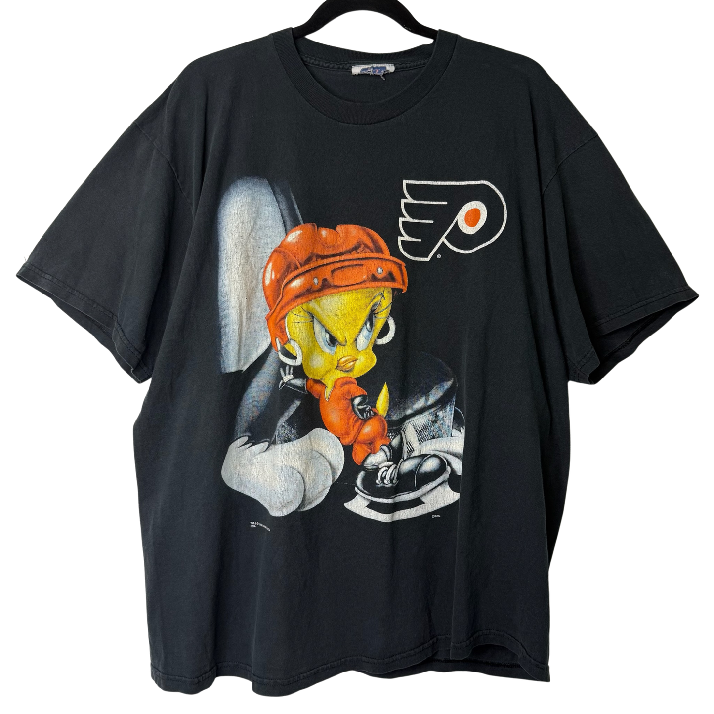 1996 Philadelphia Flyers Tweety Bird NHL T-Shirt Sz XL