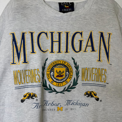 90's Michigan Wolverines NCAA Crewneck Sz L (B2095)