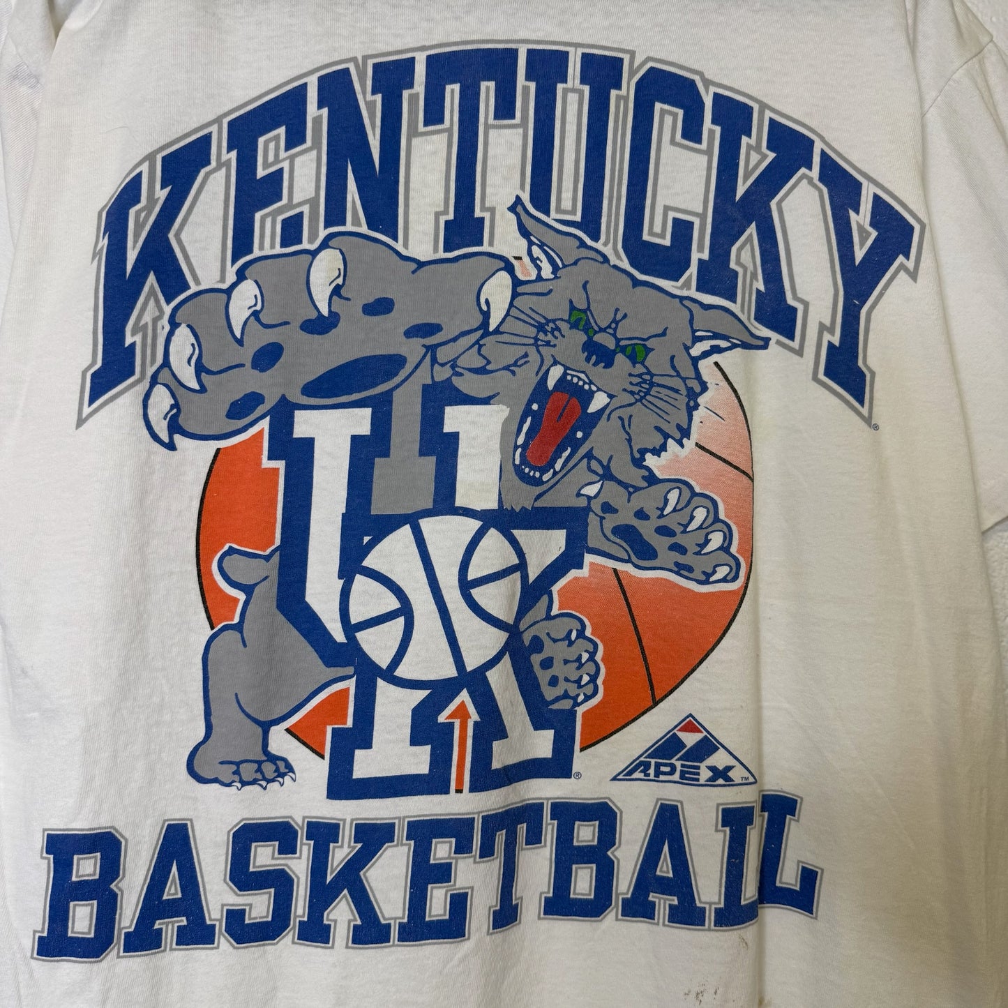 90's Kentucky Wildcats NCAA T-Shirt Sz L (B2164)