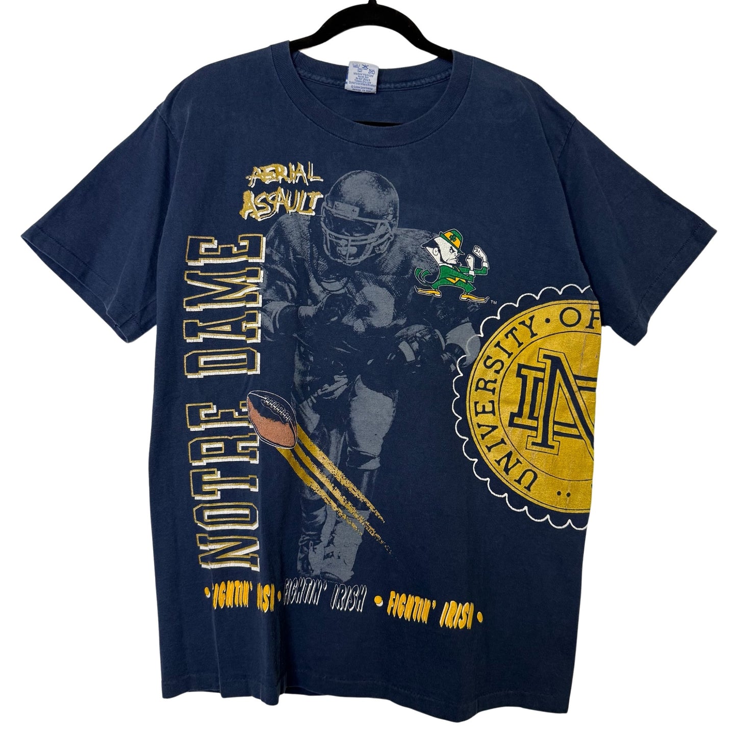 90's Notre Dame Fighting Irish NCAA T-shirt Sz L (B2329)