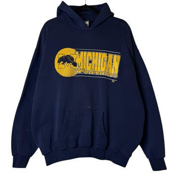 90s Michigan Wolverines Hoodie Sz XL (B1477)