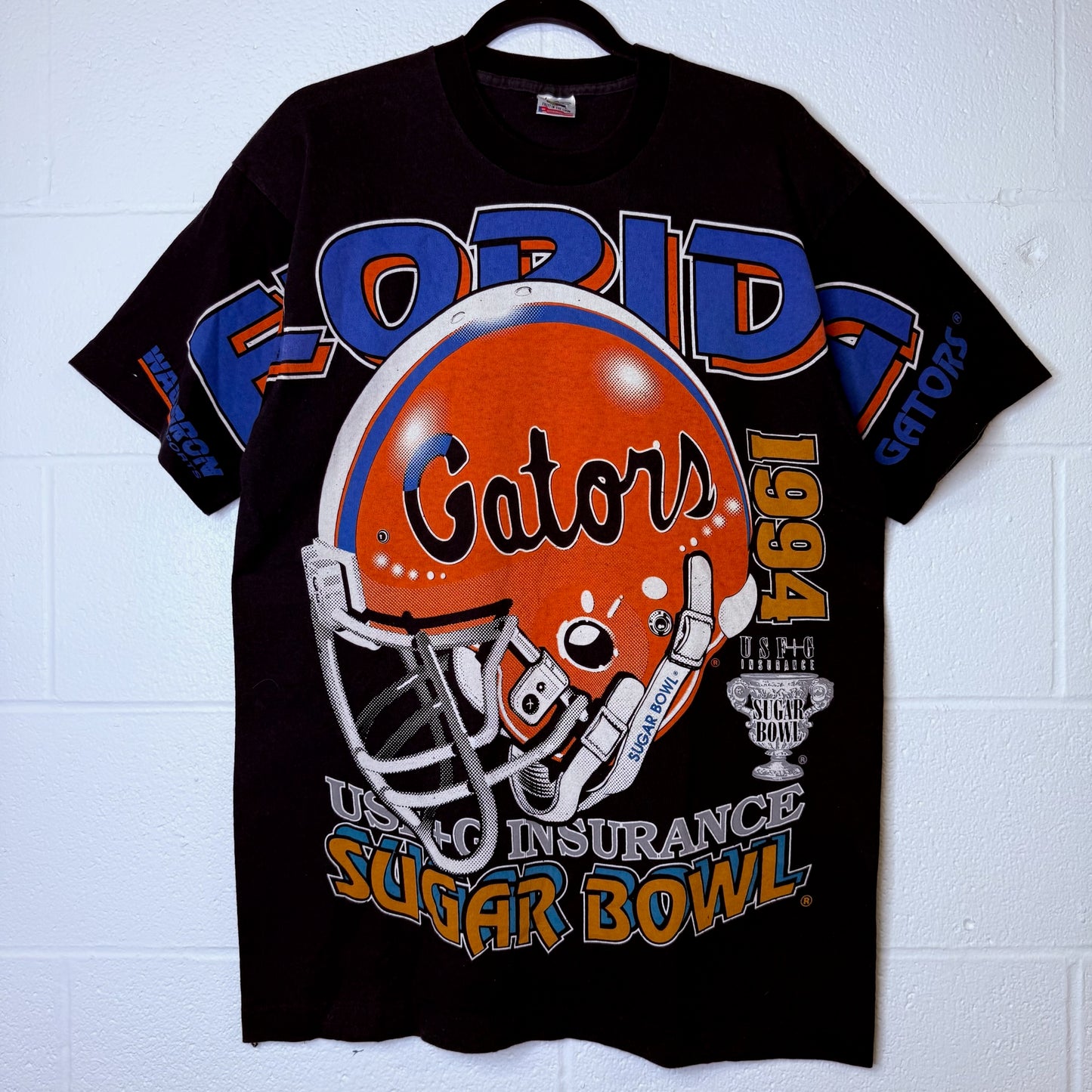 90s Florida State Gators Football Wauldron NCAA T-shirt Sz L (B2343)