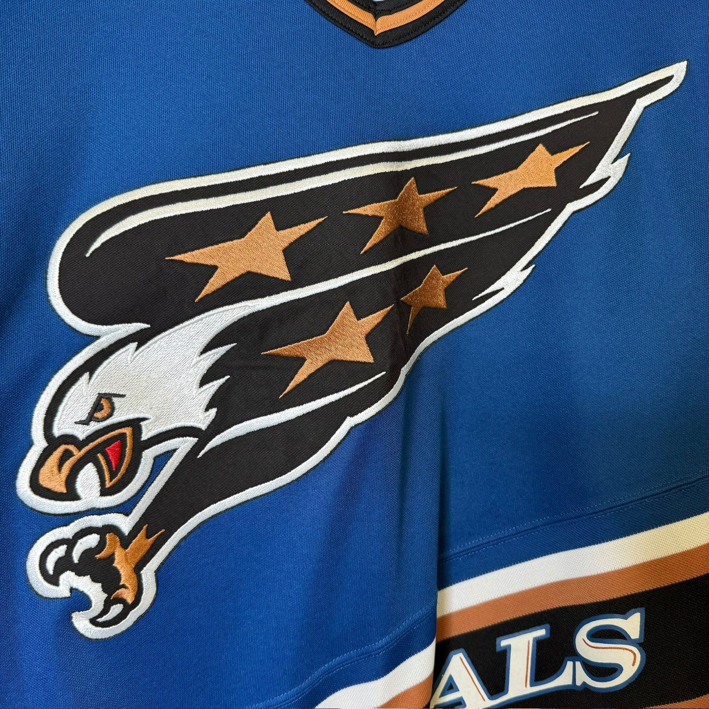 90s Washington Capitals Screaming Eagle NHL Jersey Sz L