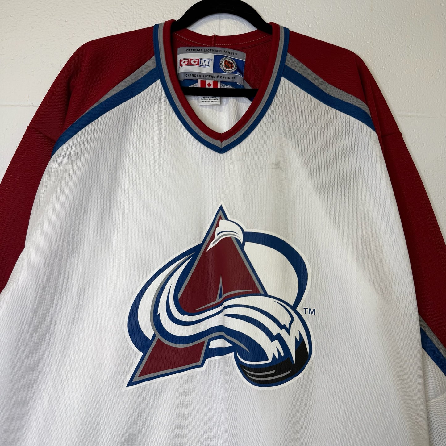 2000's Colorado Avalanche CCM Hockey Jersey Sz XL (B1810)