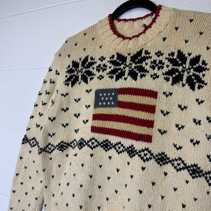 90s Polo Ralph Lauren Knit Sweater Sz S
