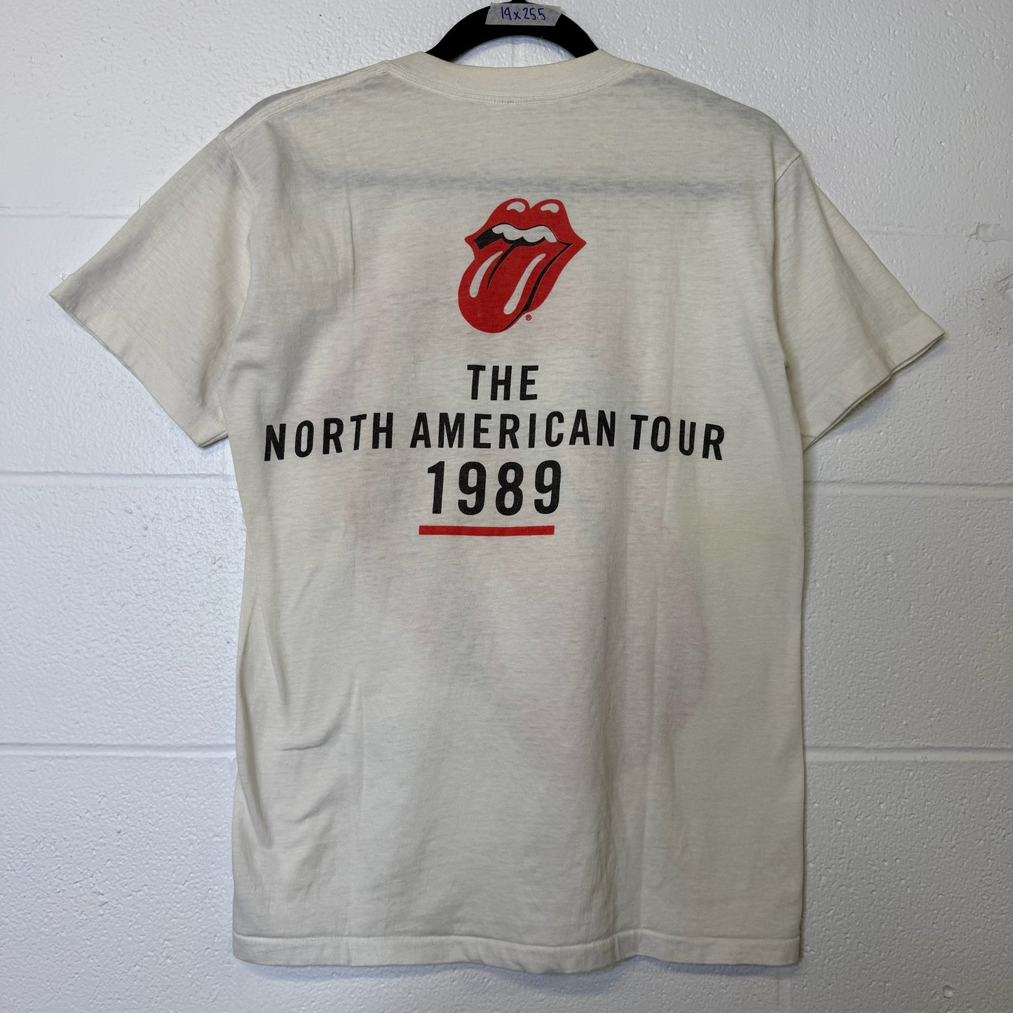1989 Rolling Stones Tour Tongue T-Shirt Sz M (B420)