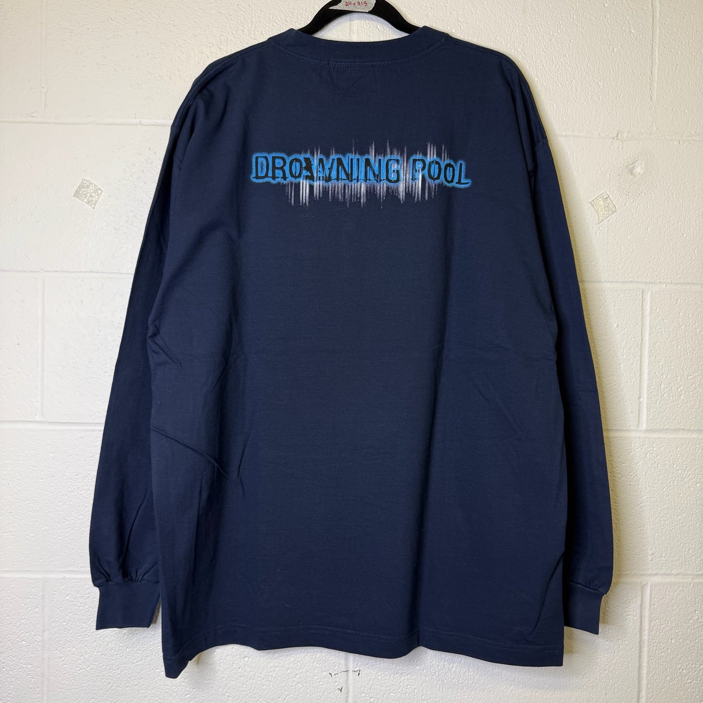 90s Drowning Pool Long Sleeve Band Shirt Sz XL (B2054)