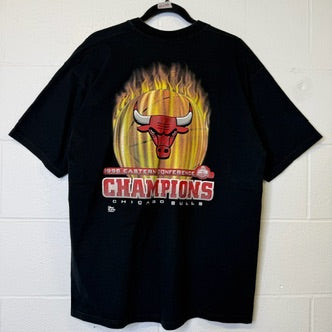 1998 Chicago Bulls NBA Finals T-Shirt Sz L (B2174)