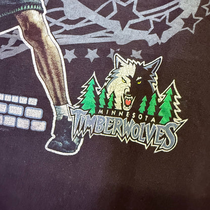 2004 Kevin Garnett Minnesota Timberwolves NBA T-Shirt Sz XL (B2330)