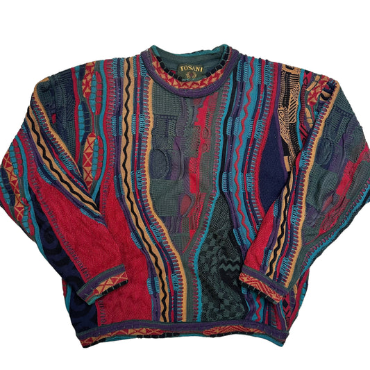 90s Coogi Inspired Sweater Sz M (A3278b)