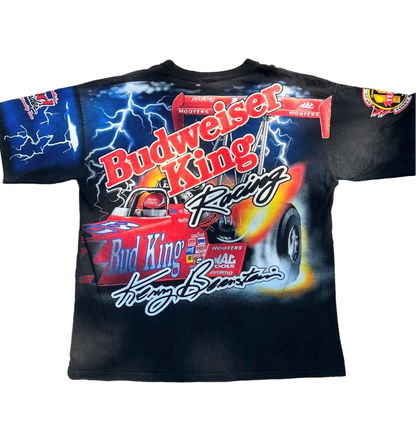 1997 Budweiser Thunder AOP T-Shirt Sz 2XL (A5862)