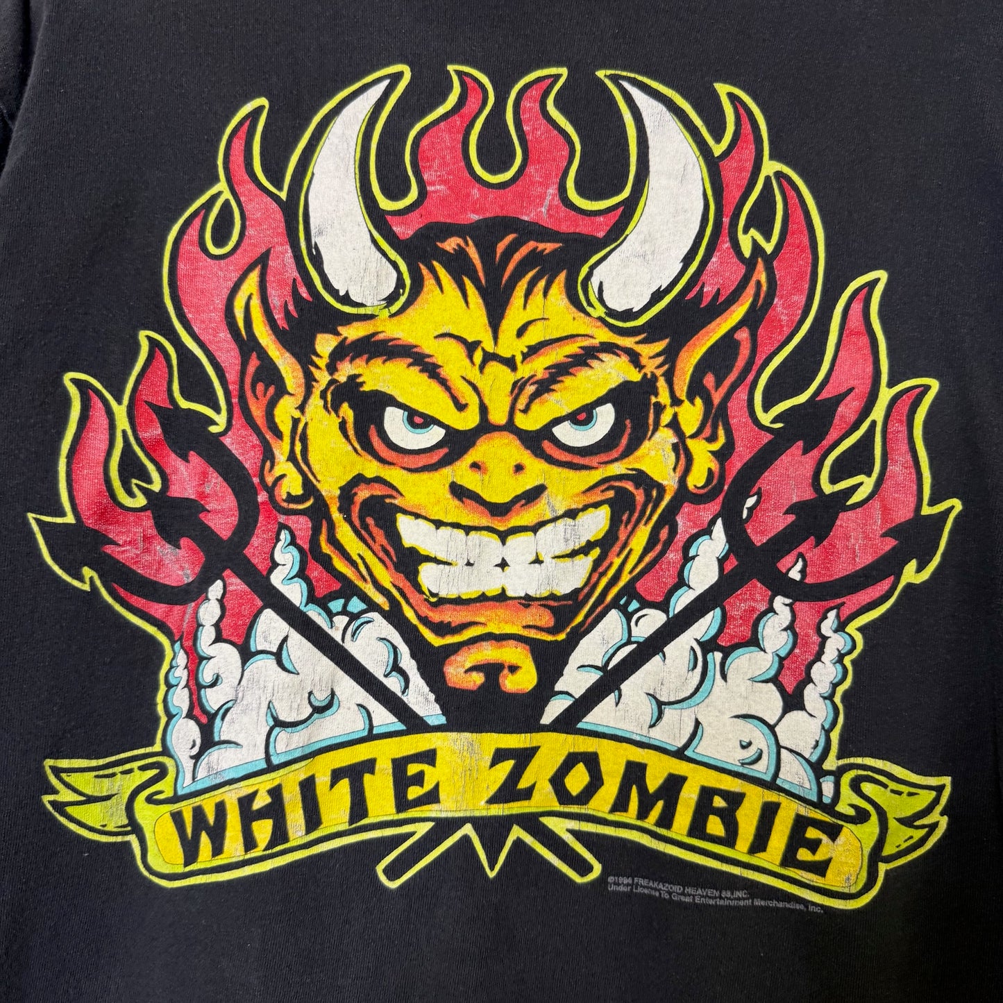 1994 White Zombie Love Satan Band T-Shirt Sz L (B606)