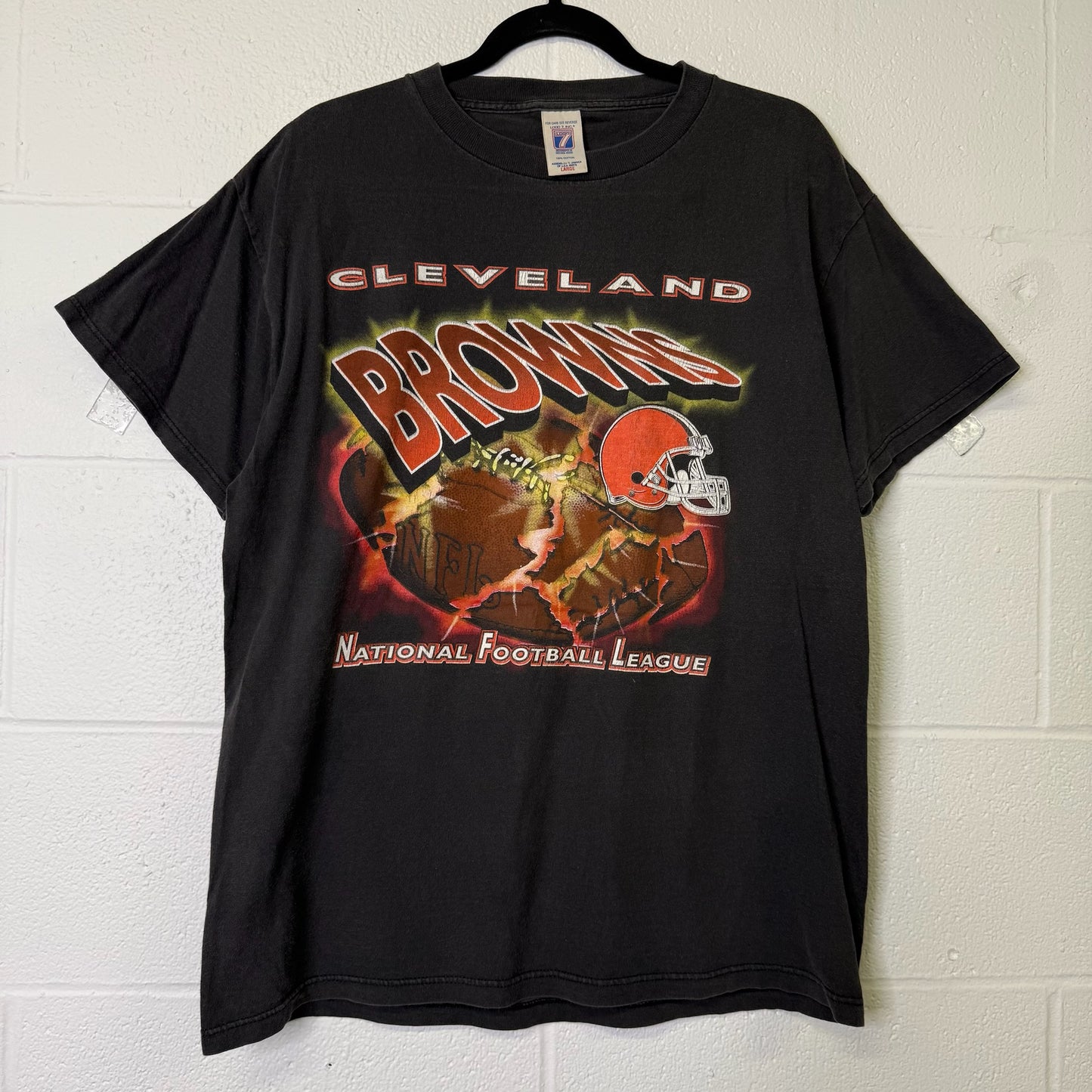 90's Cleveland Browns NFL T-shirt Sz L (B677)
