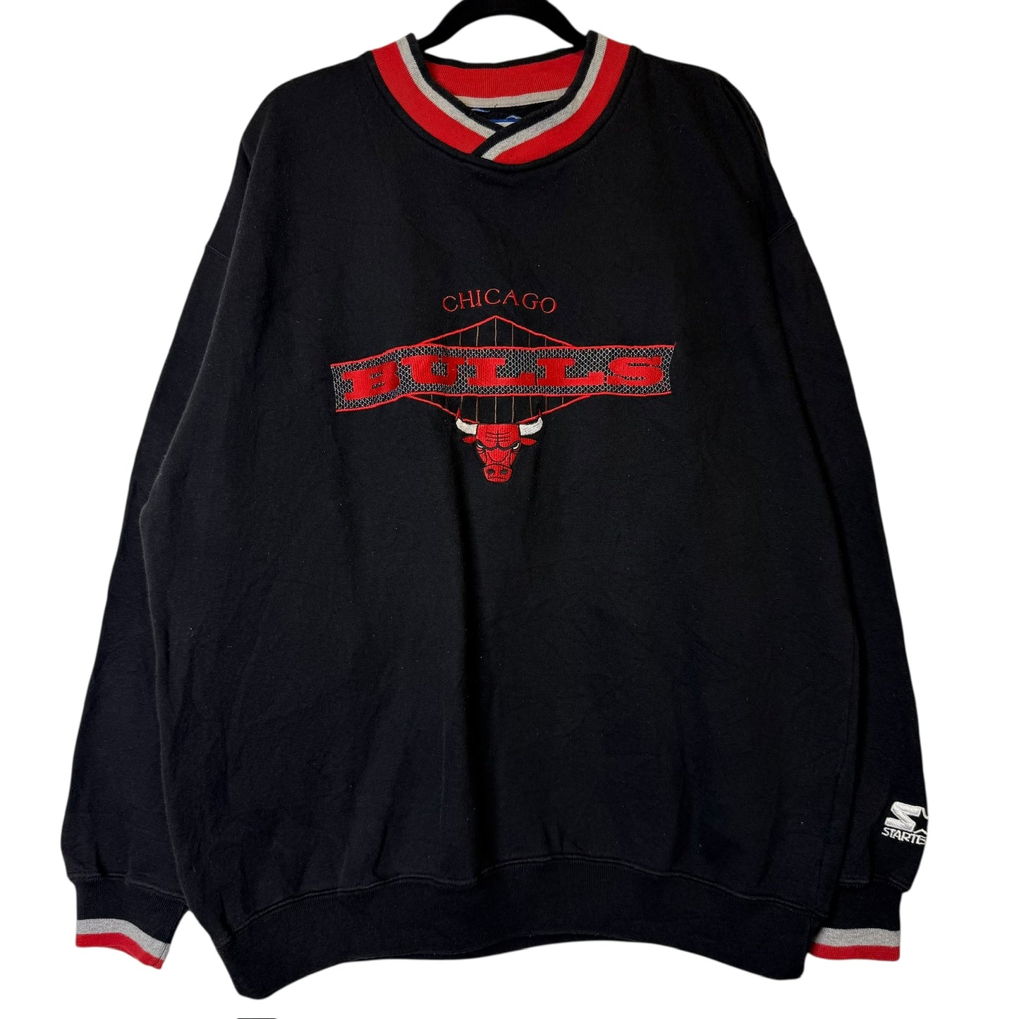 90's Chicago Bulls Crewneck Sz XL (B1923)