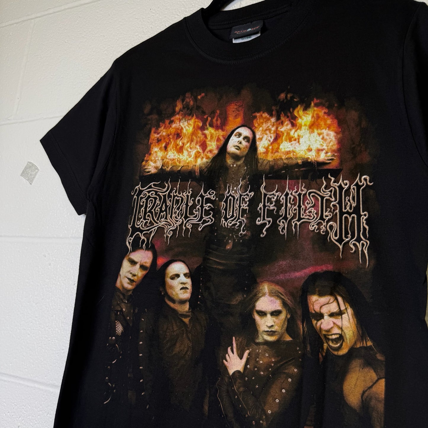 2007 Cradle of Filth Long T-Shirt Sz S (B2044)