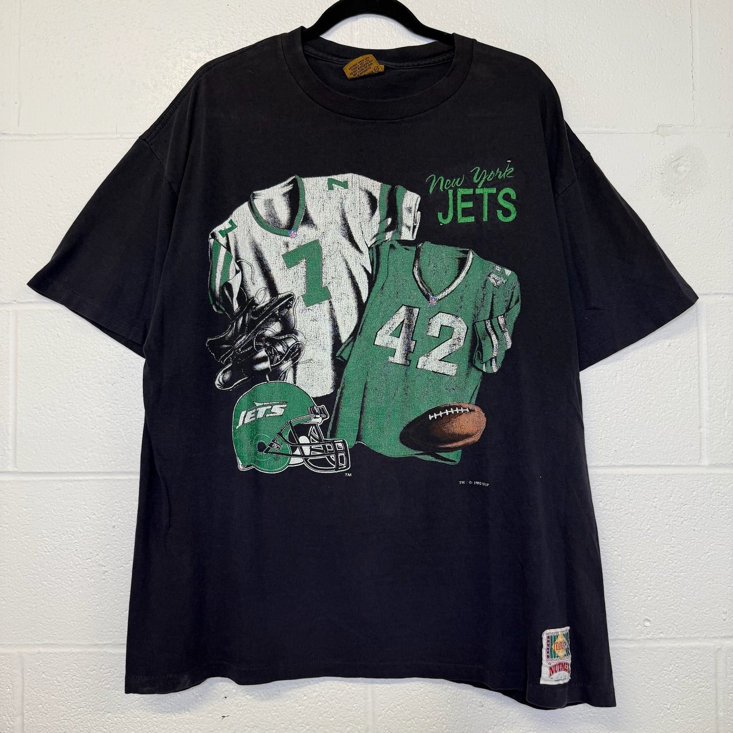 1993 New York Jets NFL T-Shirt Sz L (B2970)