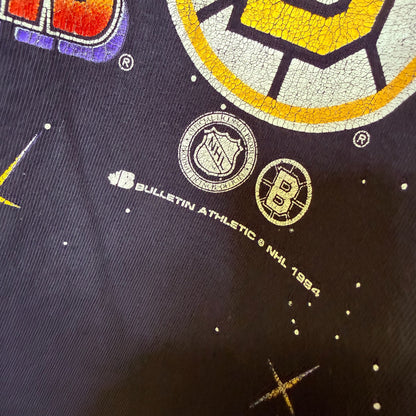 1994 Boston Bruins Bulletin NHL AOP T-Shirt Sz XL (B2473)