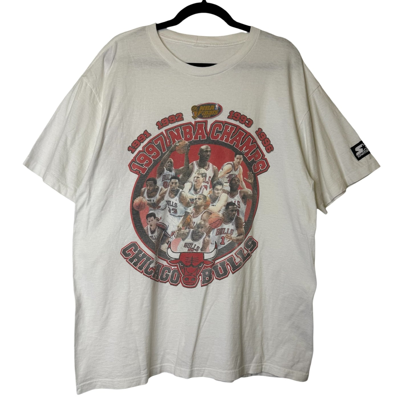 1997 Chicago Bulls NBAT-shirt Sz XL (B648)