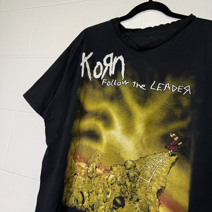 90's Korn Follow The Leader Band T-Shirt  (B2139)